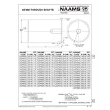 NAAMS Through Shaft ADP680C 60mm