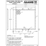 NAAMS Fence Panel ATS2001 THRU ATS2053