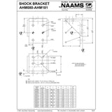 NAAMS Shock Bracket AHM100