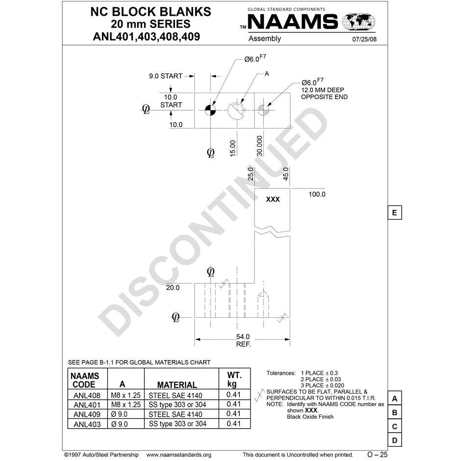 NAAMS NC Block ANL401