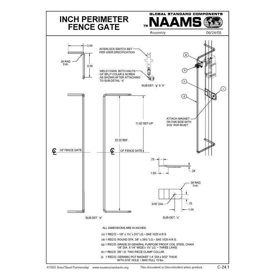 NAAMS Fence Gate APF023