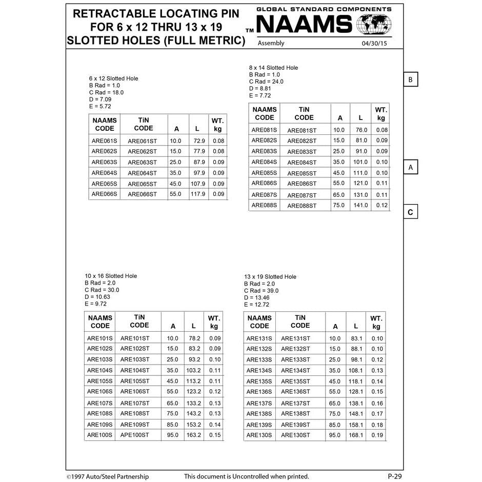 NAAMS Respot Pin ARE137ST