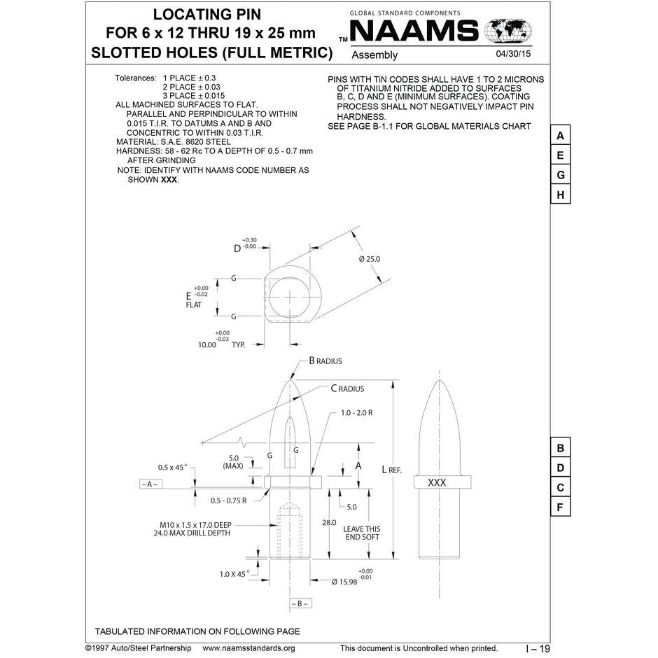 NAAMS Respot Pin ARE126MT