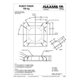 NAAMS Base Robot Riser ARR620