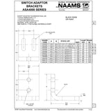 NAAMS Switch Mounting Bracket ASA4085