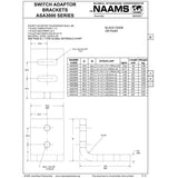 NAAMS Switch Mounting Bracket ASA3075