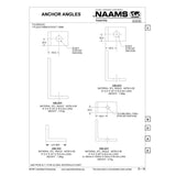NAAMS Base Anchor Angle ABL343