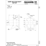 NAAMS Stub Shaft for Dump Unit ADP501