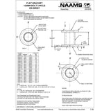 NAAMS Flat Bracket AFB110