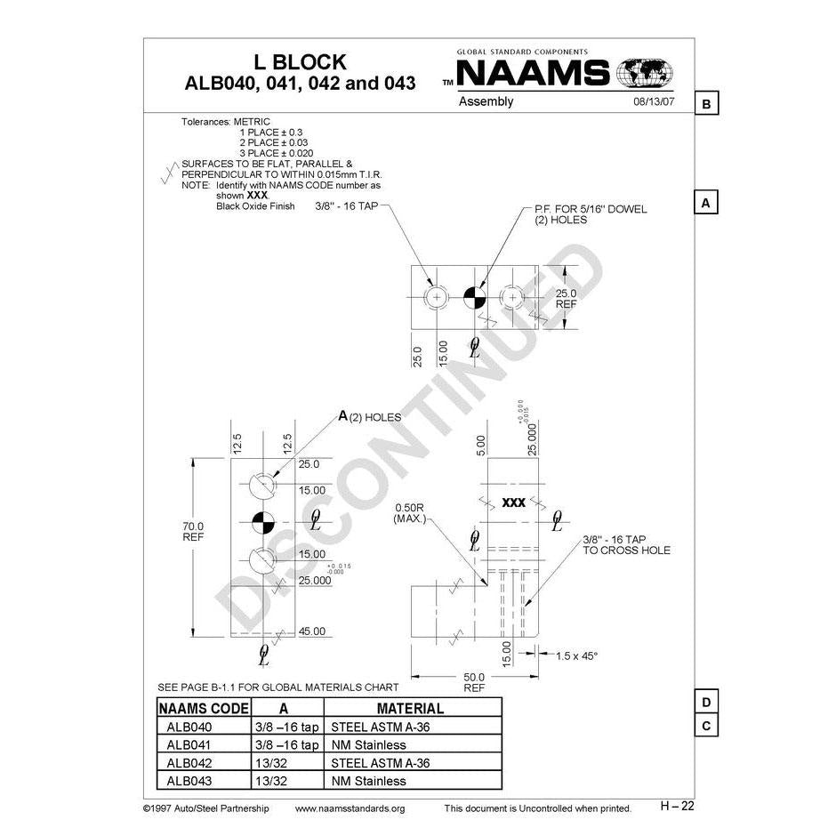 NAAMS L-Blocks ALB043