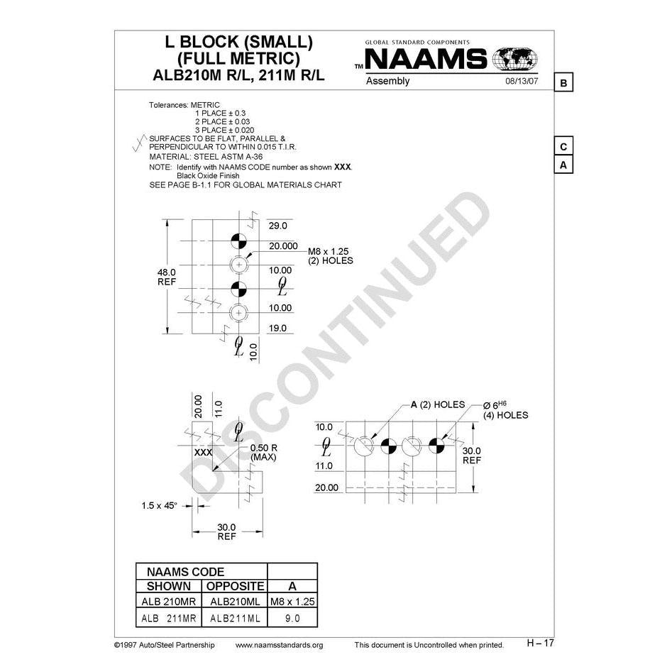 NAAMS L-Blocks ALB210MR