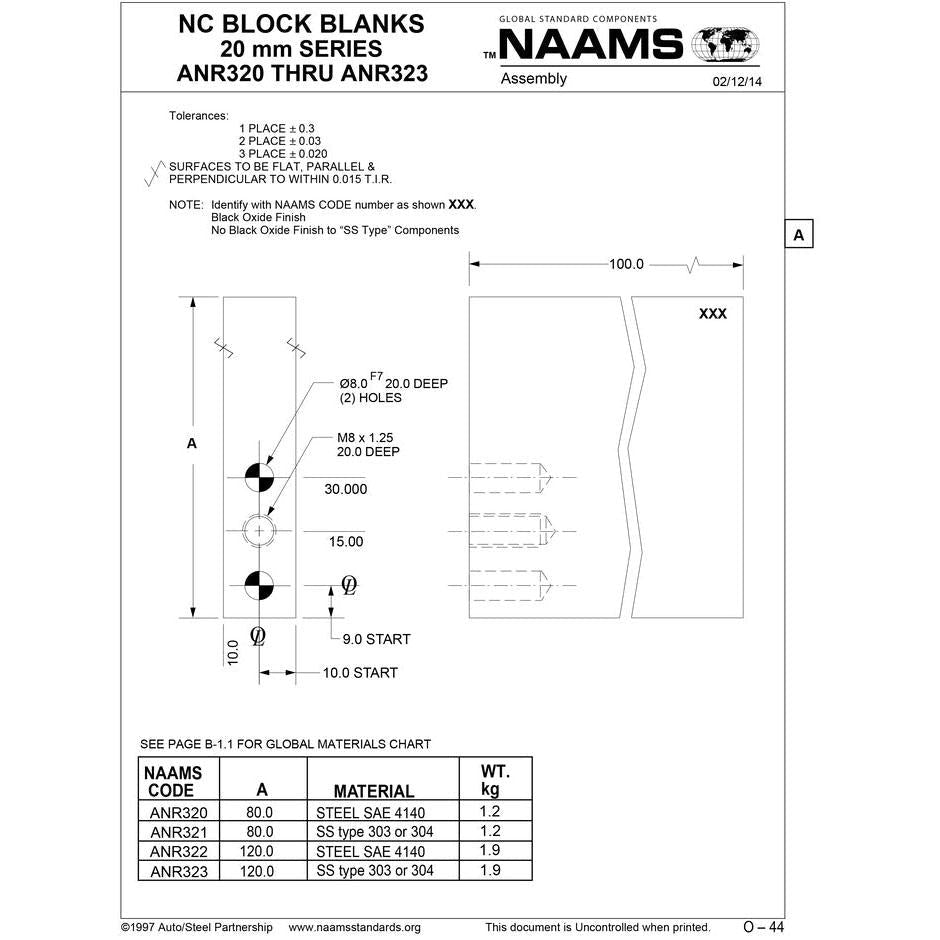 NAAMS NC Block ANR322
