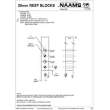 NAAMS 20mm Rest Block ARB576