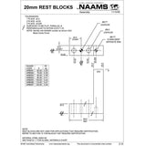 NAAMS 20mm Rest Block ARB593