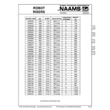 NAAMS Base Robot Riser ARR120