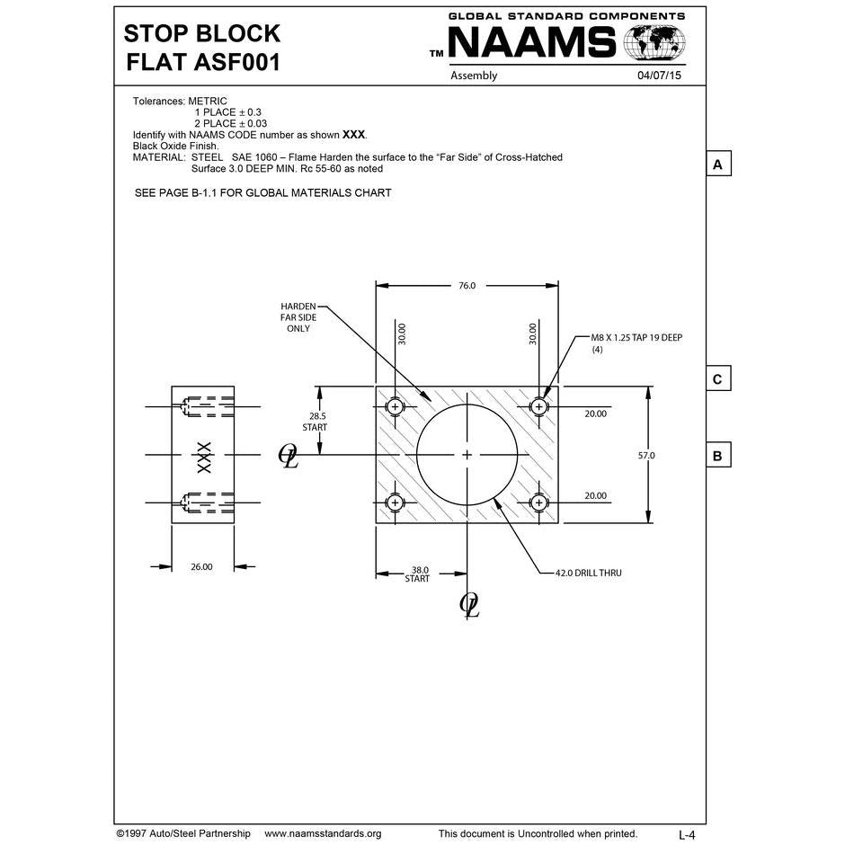 NAAMS Stop Block ASF001