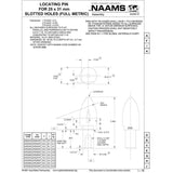 NAAMS Locating Pin APE255M