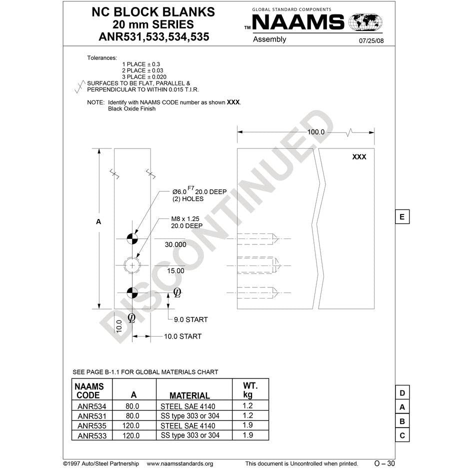 NAAMS NC Block ANR534