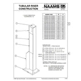 NAAMS Tubular Riser ARB105E