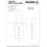NAAMS Pivot Switch MTG Bracket ADL0018