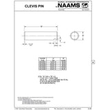 NAAMS Clevis Pin ACL0501