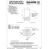 NAAMS Urethane Rest ARB602