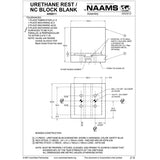 NAAMS Urethane Rest ARB611