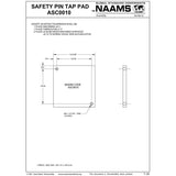NAAMS Safety Pin Tap Pad ASC0010