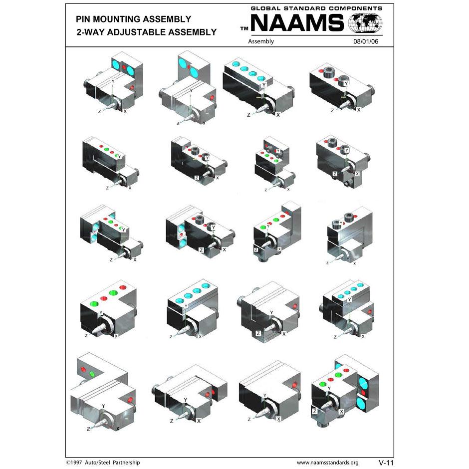 2-WAY PIN MOUNTING ASSEMBLIES