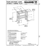 NAAMS Four Leg Stand APT4001 THRU APT4856