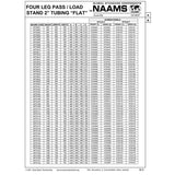 NAAMS Four Leg Stand APT4001 THRU APT4856