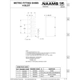 NAAMS Shims ASH405 DSCH039-M050