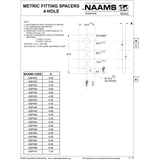 NAAMS Spacer ASP430 DSCP051-M300