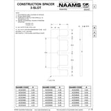 NAAMS Spacer ACS368S