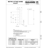 NAAMS Shims ASH520 DSCH040-M200