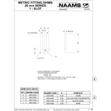NAAMS Shims ASH105N DSCH049-M050
