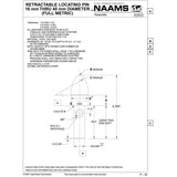 NAAMS Locating Pin APQ252RT