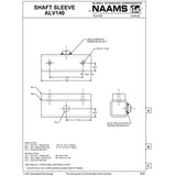 NAAMS Shaft Sleeve ALV140