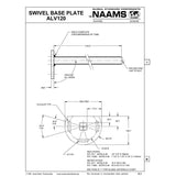 NAAMS Swivel Base Plate ALV120