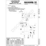 NAAMS Pin Retainer APR010