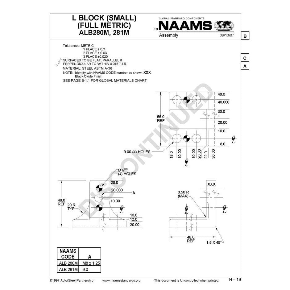 NAAMS L-Blocks ALB280M