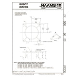 NAAMS Base Robot Riser ARR051