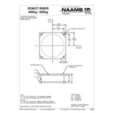 NAAMS Base Robot Riser ARR330