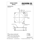 NAAMS Base Robot Riser ARR421