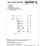 NAAMS 20mm Rest Block ARB572