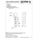 NAAMS 20mm Rest Block ARB577