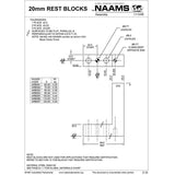 NAAMS 20mm Rest Block ARB594