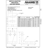 NAAMS Switch Mounting Bracket ASA1050