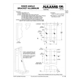 NAAMS Riser Angle Bracket AAB101A