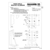 NAAMS Riser Angle Bracket AAB251A